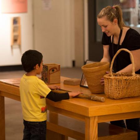 student learns about an object